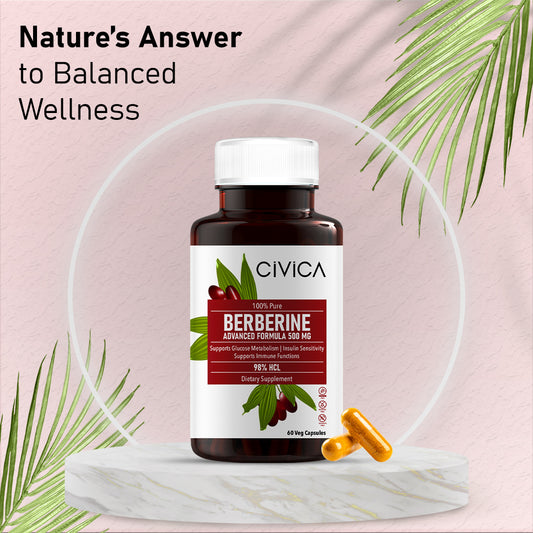 Berberine Dietary Supplement 60 Capsules